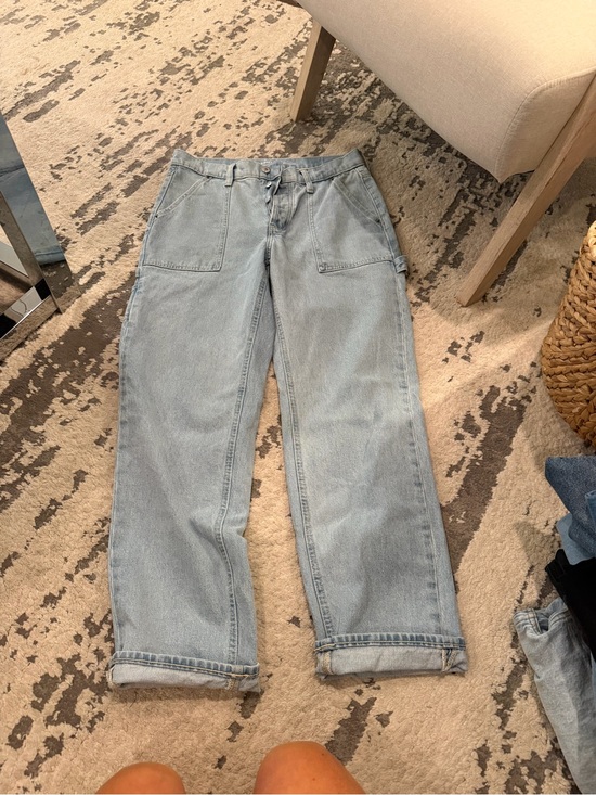 Old Navy Denim - Old Navy Light Wash Straight-Leg Jeans